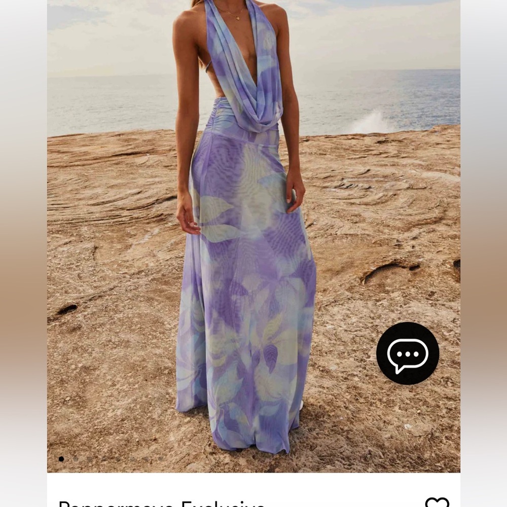 Peppermayo Elysia Mesh Maxi Dress - Size 0 - Never worn